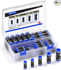 TAILONZ PNEUMATIC 50 pcs Straight Push Connectors Plastic Quick Release by TAILONZPNEUMATIC