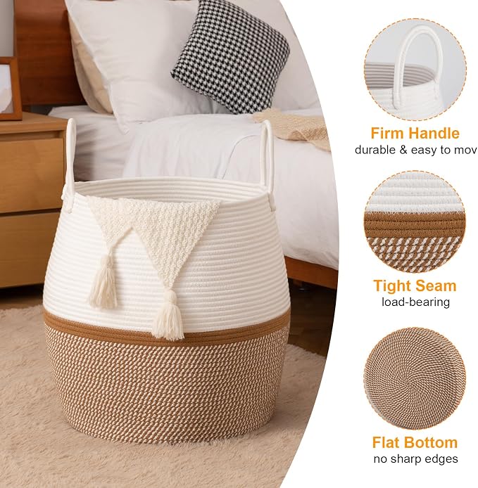 OIAHOMY 80L Blanket Basket - Image 3