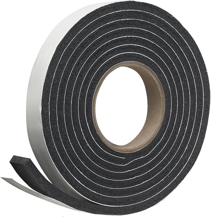 Frost King P Self-Stick Rubber Foam Weatherseal, 5/16" T, 10 ft L by Thermwell+Products+Co.%2C+Inc