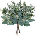 Mixed Eucalyptus Leaves Stems Bulk Artificial Eucalyptus Leaves Sprays Faux by Winlyn