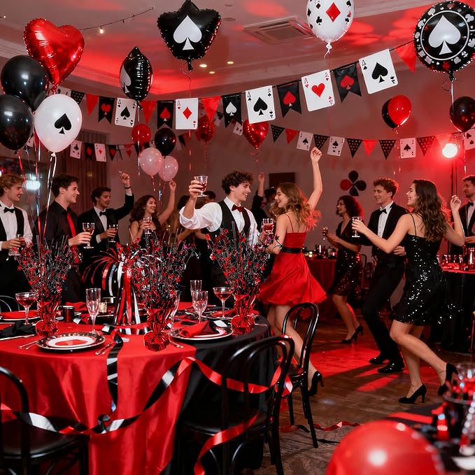 FUBININA Graduation Table Centerpiece Party Decoration Foil Spray Tabletop | 6 - Image 9