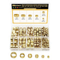 Siptenk 228PCS Brass Compression Sleeves Ferrules Kit Lines by Siptenk