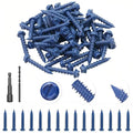 60Pcs 3/16" x 1-1/4" Concrete Screws by Unknown