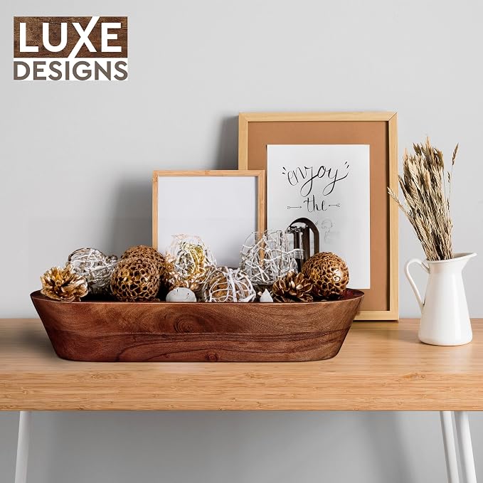 Wooden Dough Bowl - Image 3