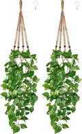 Mkono Fake Hanging Plant, Macrame Hanger by Mkono