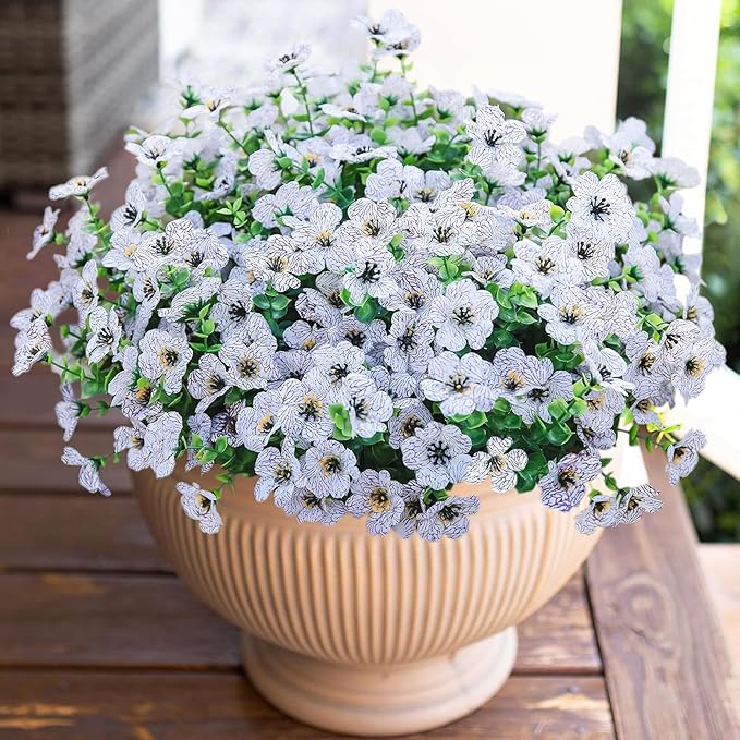 Artificial Flowers for Outdoor Indoor Garden Home Decoration, Faux Flower Daisy by HyeFloraartificialflowers