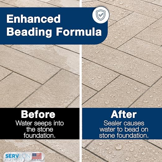 Limestone Sealer 1 Gal | Water-based Penetrating Stone Sealer, Outdoor Indoor - Image 4