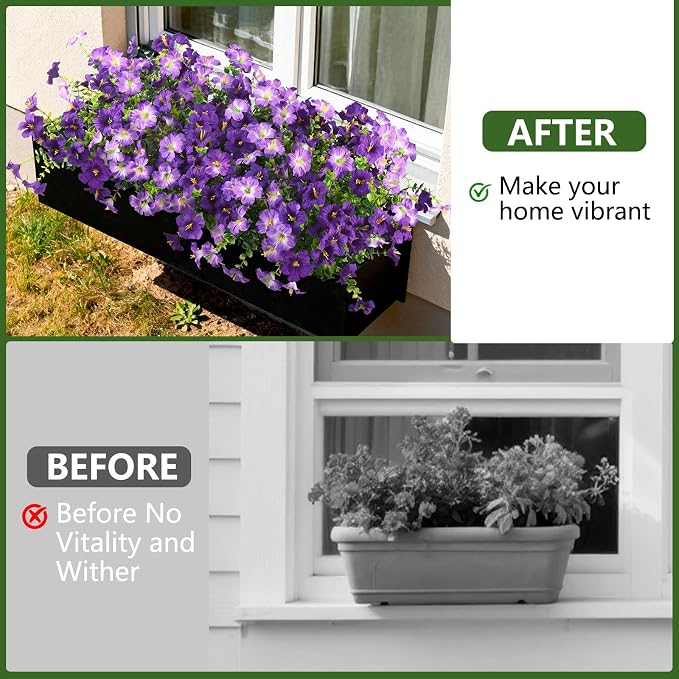 INQCMY Artificial Fake Petunias Flowers - Image 4