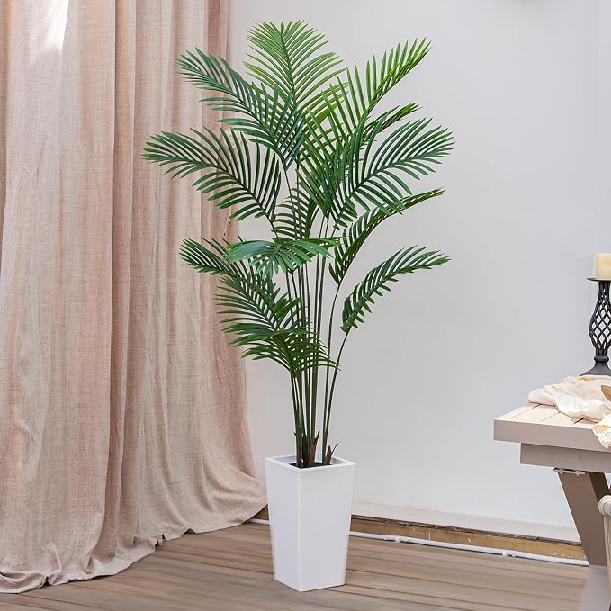 VIVATREES Palm Tree 5FT Artificial, 60in Tall Faux Palm Tree - Image 7
