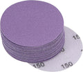uxcell 20Pcs 3-Inch Purple Sanding Discs 150 Grits Hook and Loop Professional by uxcell
