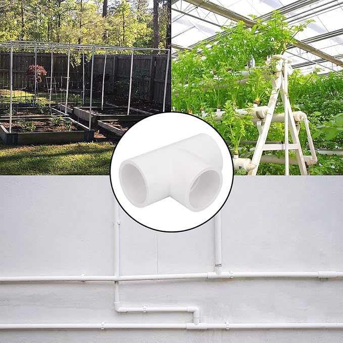 12 Pack 1" 3 Way PVC Pipe Fittings, Furniture Grade SCH40 PVC Elbow, S x S x - Image 6
