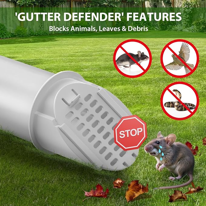 4” Slope Drainage Grate Cover, Rain Diverter, Drainage Grate Yard Drain Emitter - Image 4