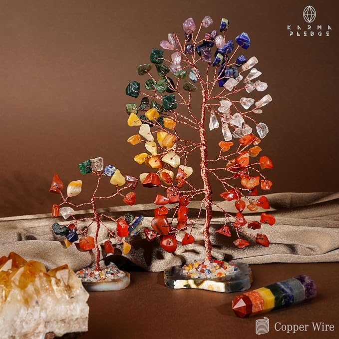 Set of 2 Crystal Trees Unique Birthday Gifts - Image 5