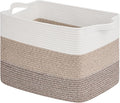 Goodpick 50L Large Woven Storage Basket, Gradient Brown | Decorative Gift Basket by Goodpick