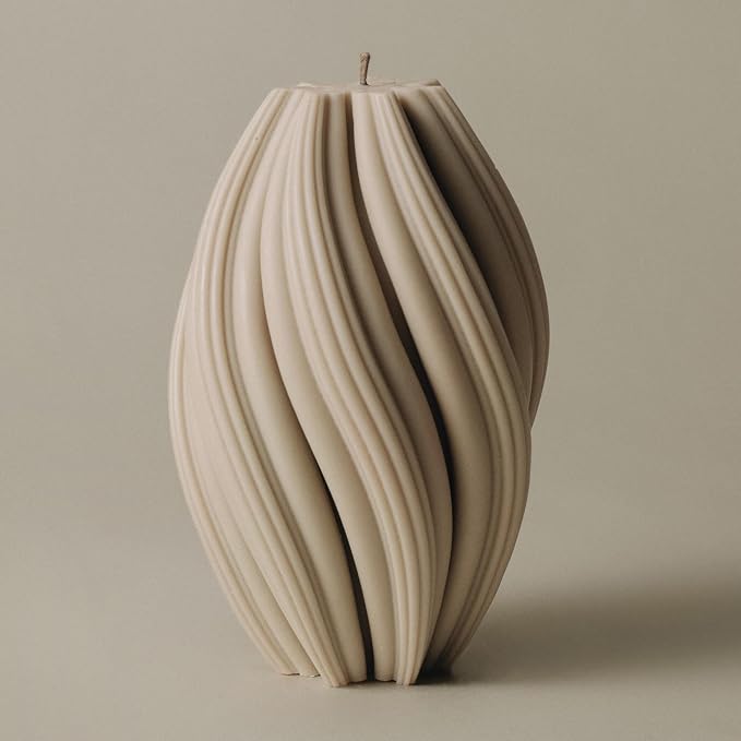 LAWA Swirl Candle by LAWA+Candles