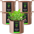 VIVOSUN 5-Pack 2 Gallon Plant Grow Bags Fabric Pots by Unknown