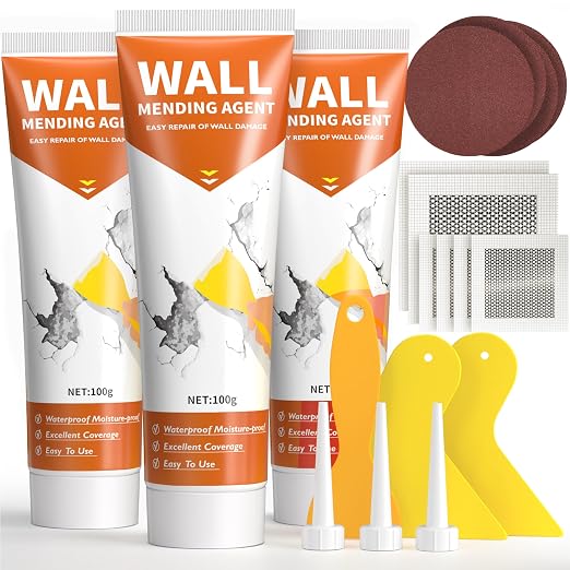 NINGOO Drywall Repair Kit, 3 Pack Wall Repair Paste by NINGOO