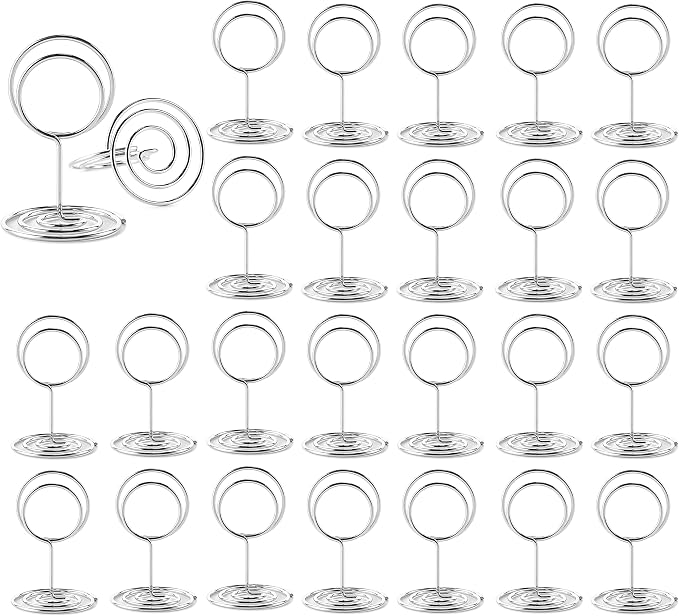 Table Number Holders, Photo Holder | Picture Holder, Card Stand Name Menu Clips - Image 8