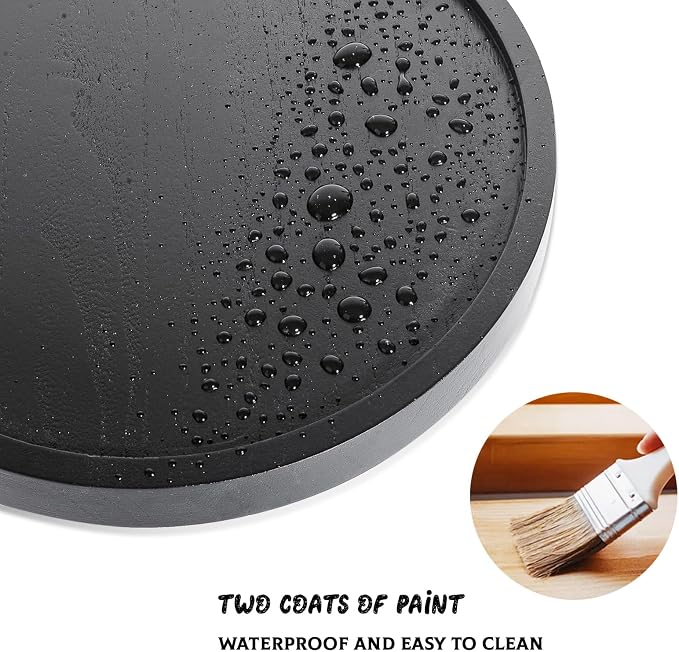 Round Decorative Tray Farmhouse Kitchen Decor Soap Dish, Lightweight, Easy Clean - Image 4
