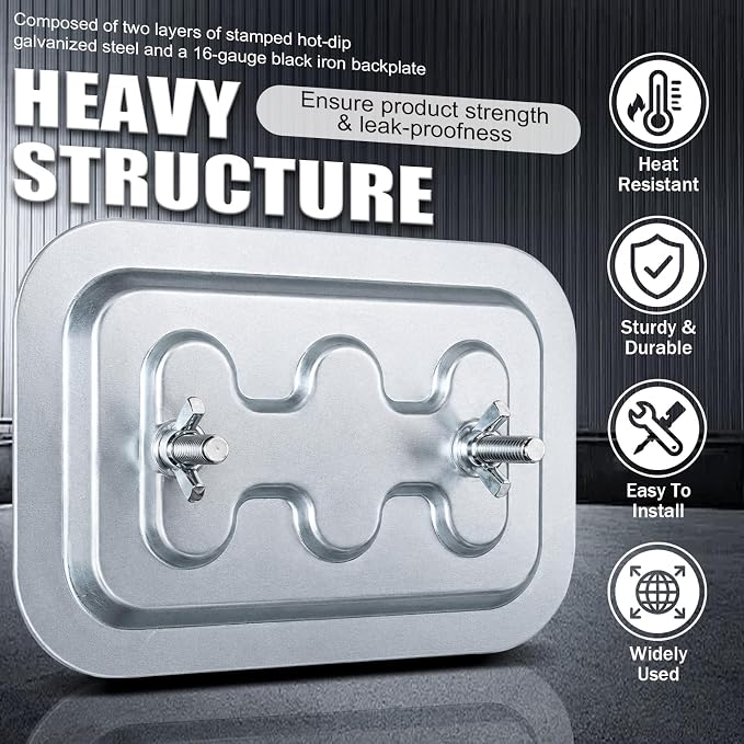 High Temperature Grease Duct Access Door 4“ x 6"| - Image 4