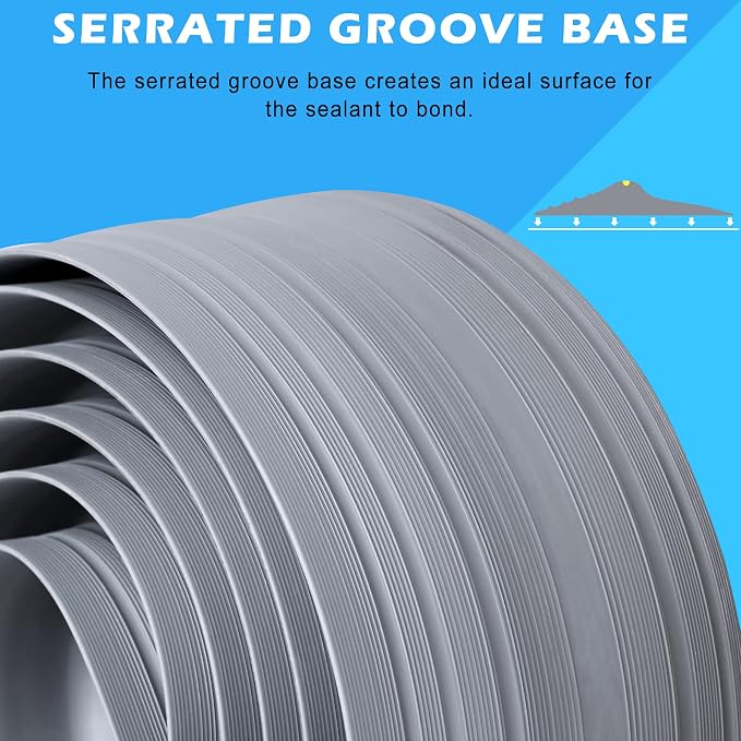 Papillon Garage Door Bottom Seal Strip, Weatherproof EPDM Rubber Threshold - Image 4
