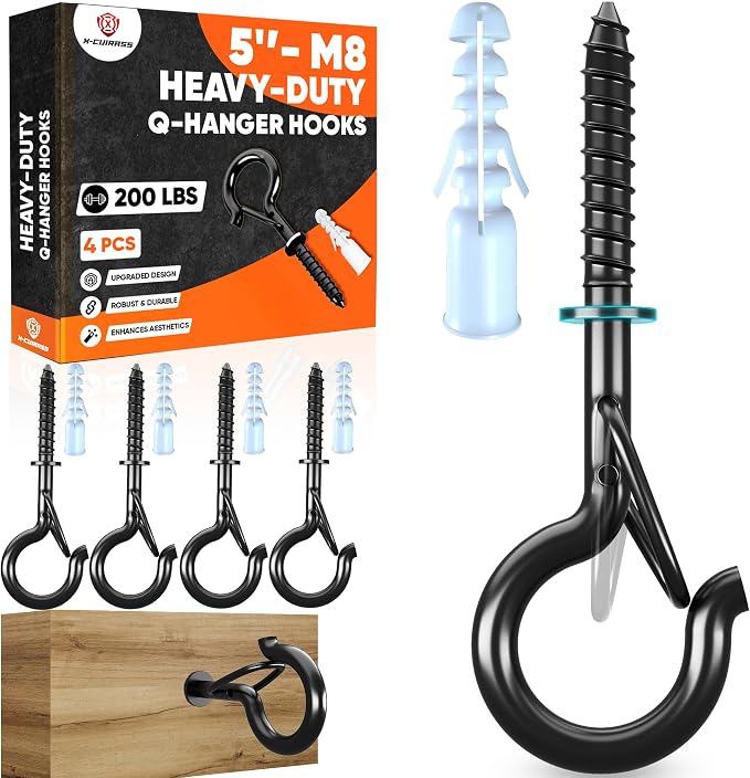 250Lbs 5’’ M8 Q-Hanger Hook by X-Cuirass