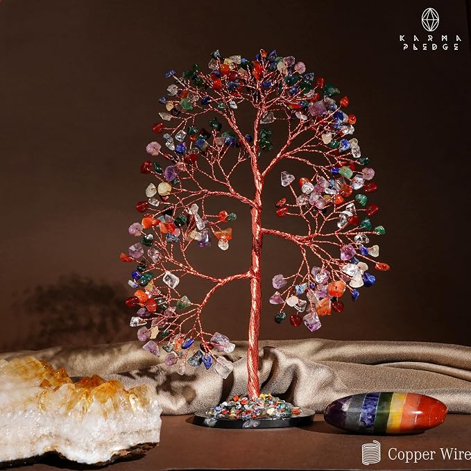 7 Chakra Crystal Tree of Life Birthday Gifts - Image 5