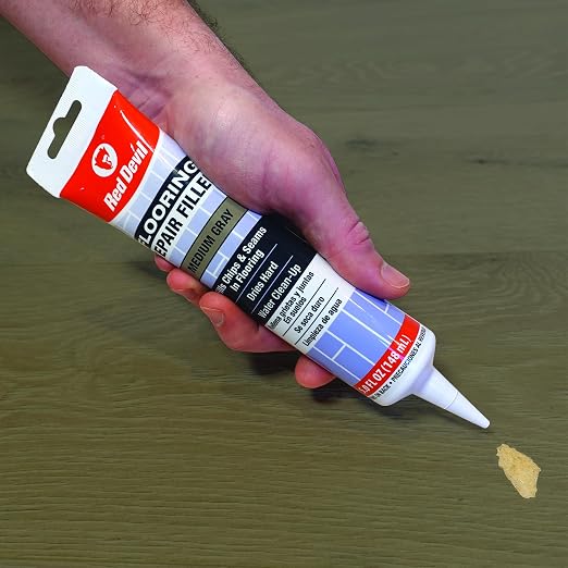 Red Devil 056050 Flooring Repair Filler, 5 oz., Medium Gray, 4 Pack - Image 5