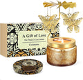 Curimama Rose Butterfly Rotating Scented Candle Gift by Curimama