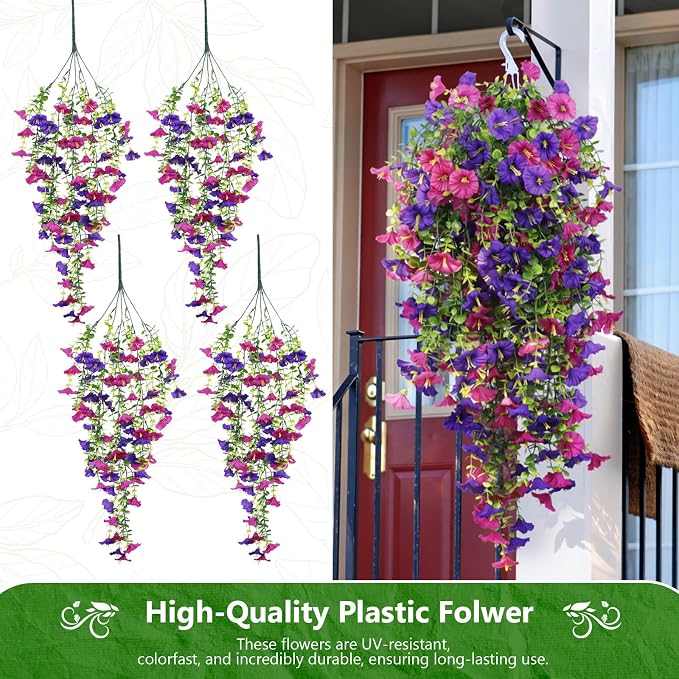 Fake Hanging Plants, Faux Hanging Plant Artificial Greenery - Image 9