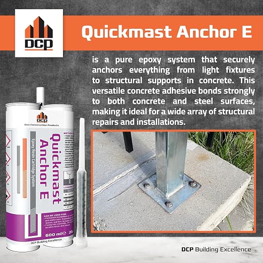DCP Quickmast Anchor E Concrete Anchoring Epoxy - Image 2