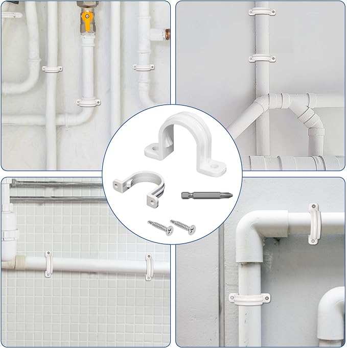 20 Set PVC conduit pipe strap clamps Φ32 MM - Image 2