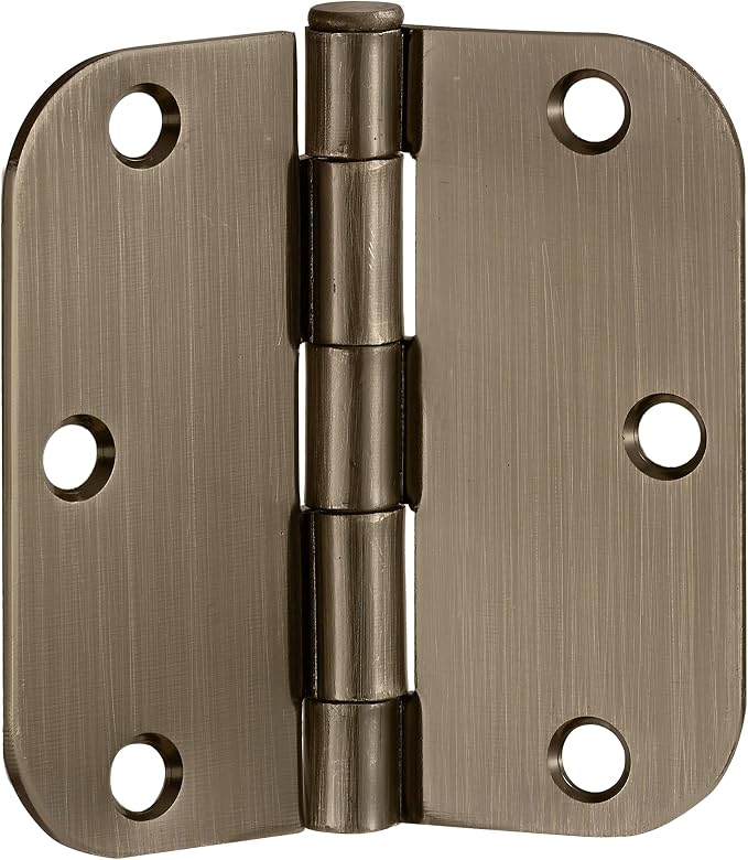 Design House Interior Door Hinge, Antique Brass | 5/8" Radius, Traditional - Image 8