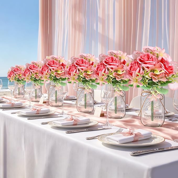 10 Sets Mason Jars Table Centerpiece - Image 4