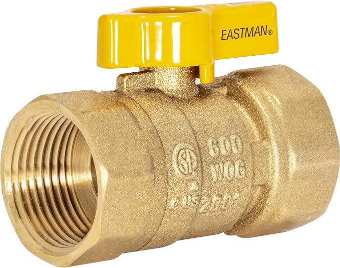 Eastman 1 Inch FIP Straight Gas Ball Valve by Eastman