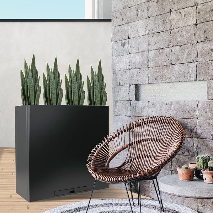 Worth Garden 3ft Artificial Snake Plant Fake Sansevieria Indoor Outdoor - Image 7