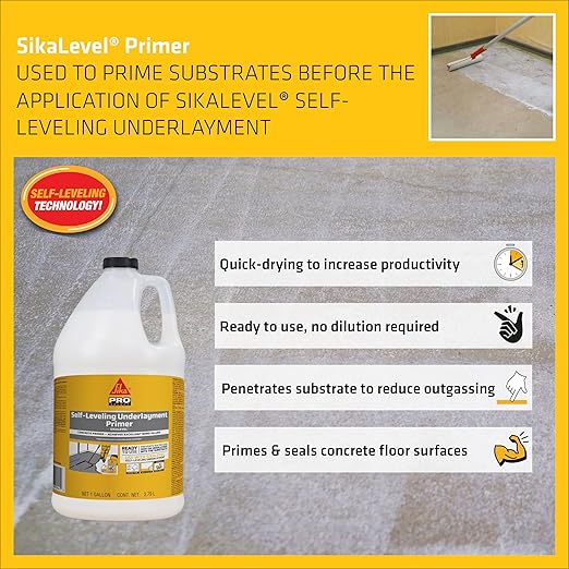 SIKA Corporation 517003 1 Gallon White Sikalevel Self-Leveling Underlayment - Image 4