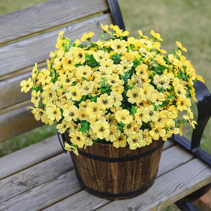 Artificial Fall Flowers Faux Mums - Image 8