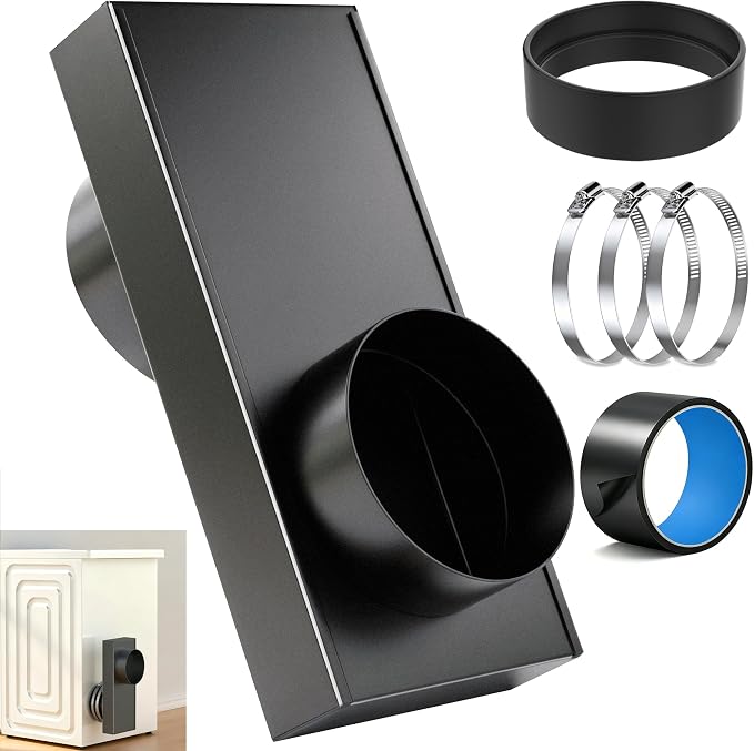 Upgraded 84049 Periscope Dryer Vent Connector Kit, 0-5" Adjustable Telescoping by GTACASS