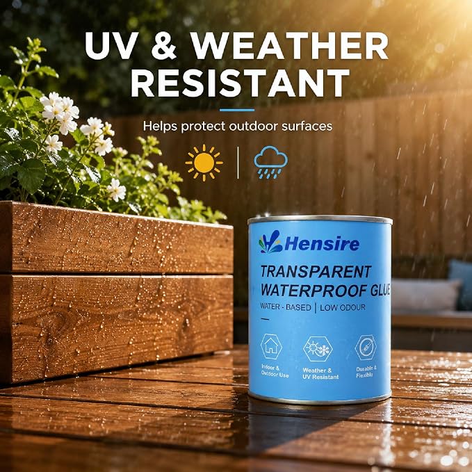 Hensire Transparent Waterproof Sealant 35oz – Clear Brush-On Coating | - Image 6