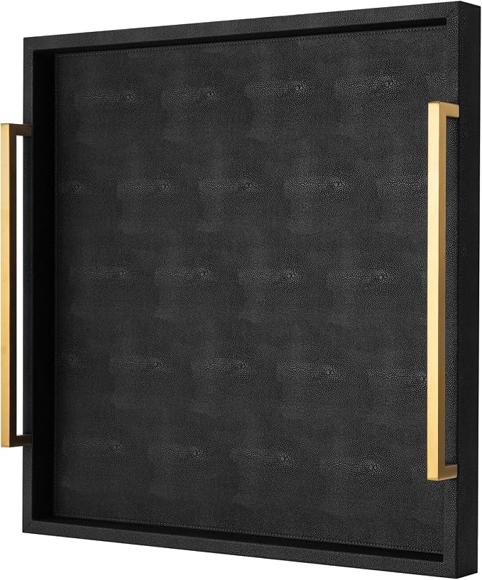 Extra Black Large Serving Tray by XIGEXIGE