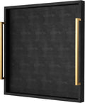 Extra Black Large Serving Tray by XIGEXIGE