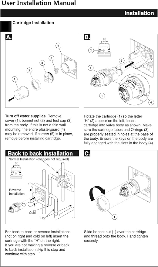 RP46074 Shower Cartridge for Shower and Tub 13/14 Series | Monitor Shower Parts - Image 6