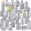 Yaomiao 30 Pcs Glass Bud Vases Centerpieces, Mini Colored Flower Vase by Yaomiao