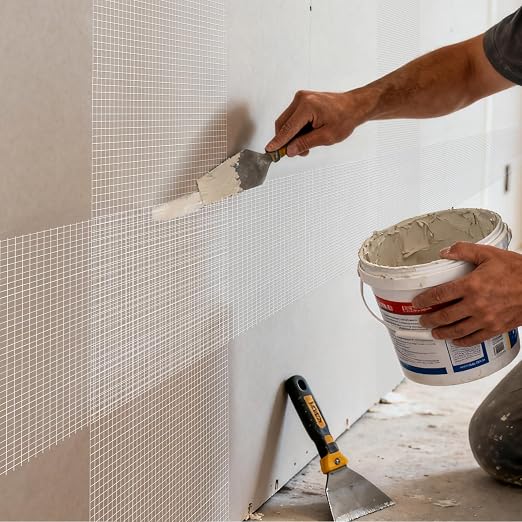 QILIMA Self-Adhesive Fiberglass Drywall Joint Tape Mesh - Image 6