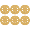 HARFINGTON 20Pcs 5Inch Sanding Discs 100Grit Yellow Aluminum Oxide 8 Hole | by HARFINGTON
