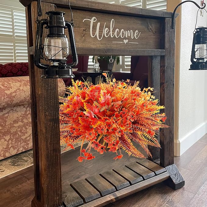 21 Bundles 9 Styles Artificial Fall Flowers - Image 5