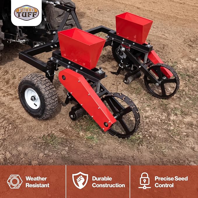 3-Point Corn and Bean Planter | Includes 13 Inch Pneumatic Wheels - Image 2