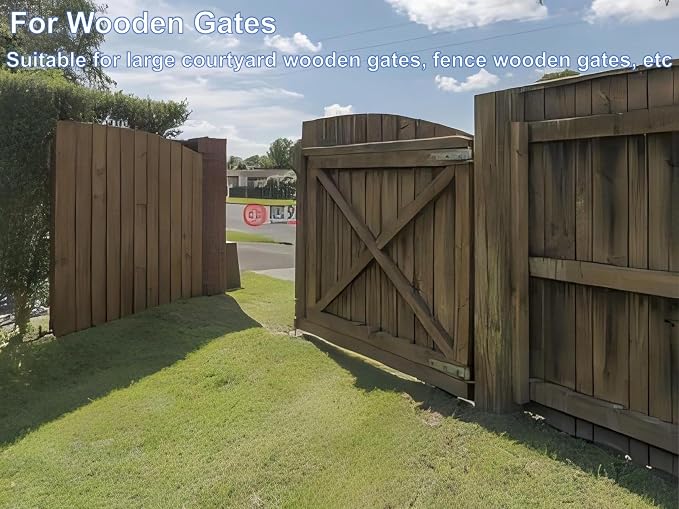 7in Heavy Duty Gate Hinges | 1100 lbs Max Load, 90° In/Outward Smooth open - Image 6