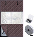 3-Layer Visible Winter Insulated Window Cover, Window Insulation Kit | 63" x by Nkiy+Quen